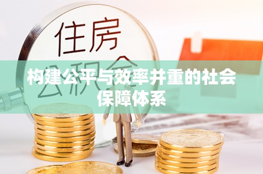 保税港区构建公平与效率并重的社会保障体系