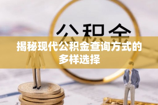 保税港区揭秘现代公积金查询方式的多样选择