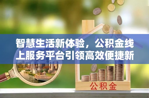 保税港区智慧生活新体验，公积金线上服务平台引领高效便捷新时代