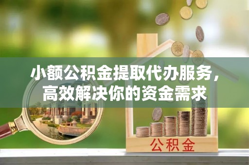 保税港区小额公积金提取代办服务，高效解决你的资金需求