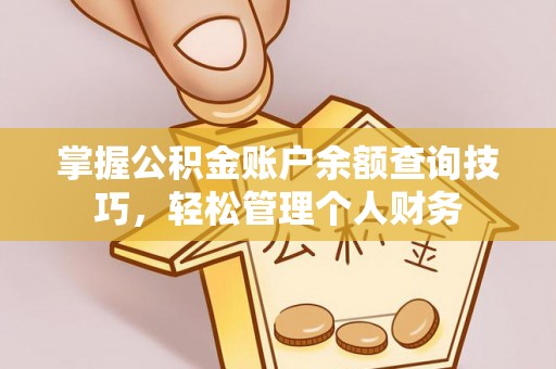 保税港区掌握公积金账户余额查询技巧，轻松管理个人财务