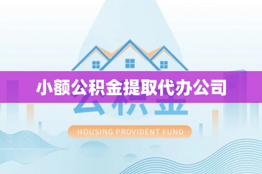 保税港区小额公积金提取代办公司